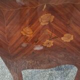 Commode De Style Louix XV En Marqueterie
