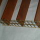 Pair of wooden metal shelves design 60