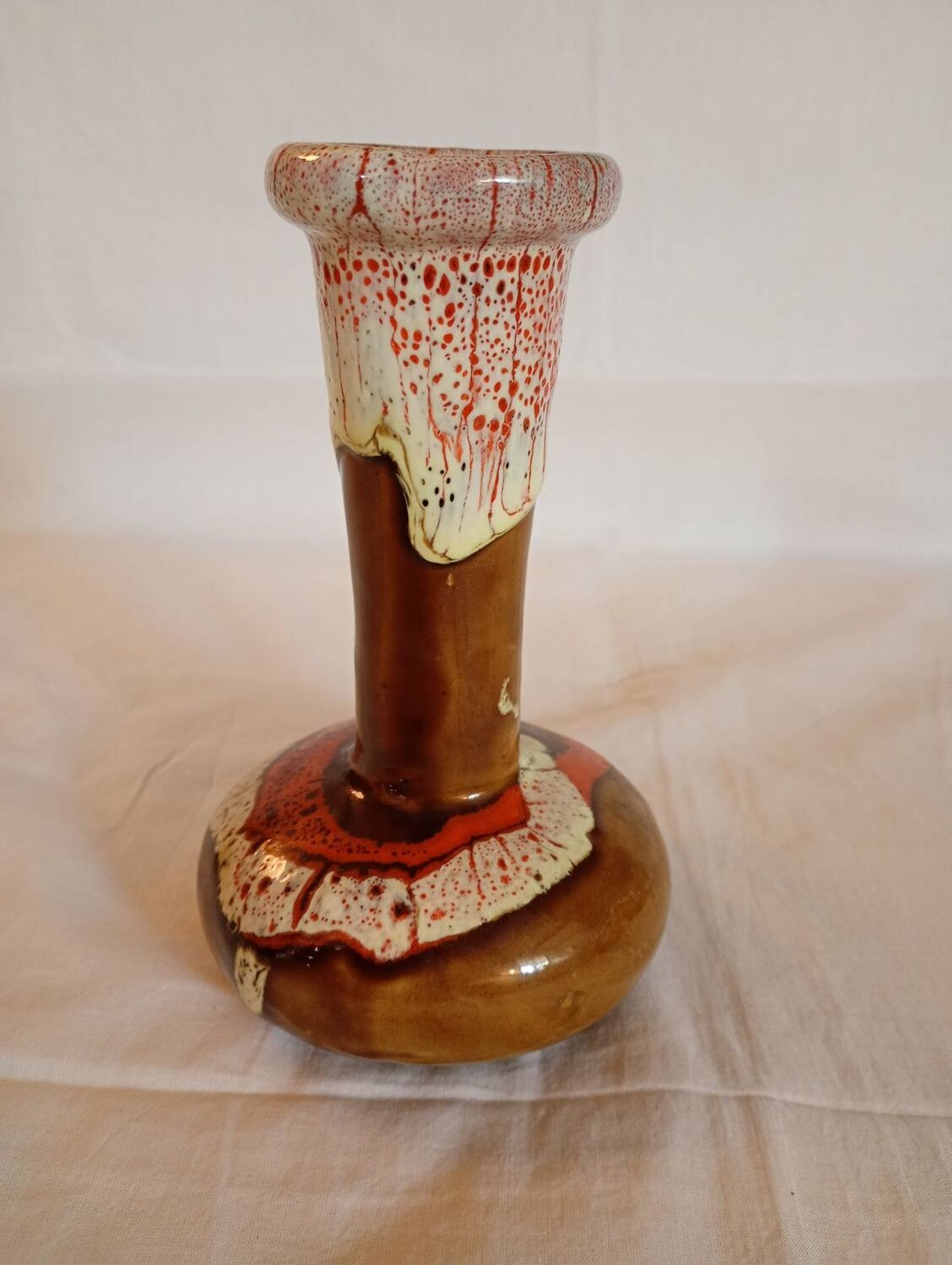 Vintage candlestick vase