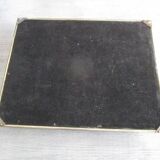 Large antique art deco mirror tray