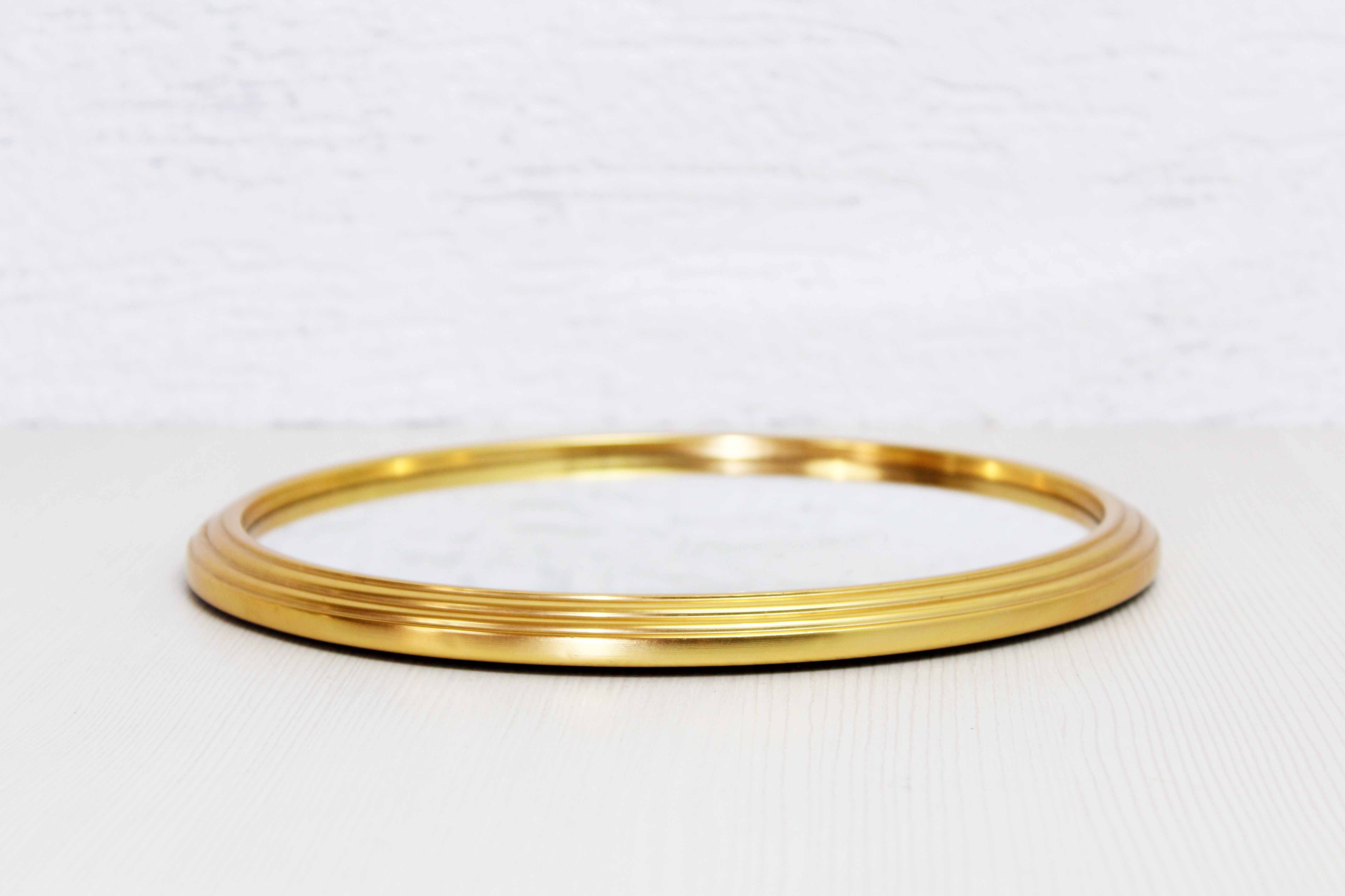 Brass mirror top 1950
