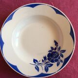 Set of 4 old and mismatched french-made hollow plates