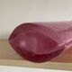 Vintage pink glass paste vase