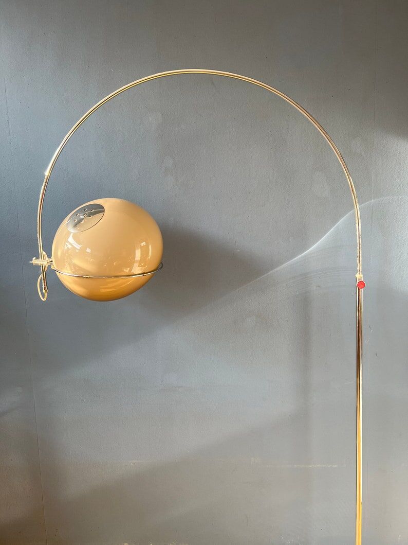 Space Age Mushroom arc floor lamp by GEPO