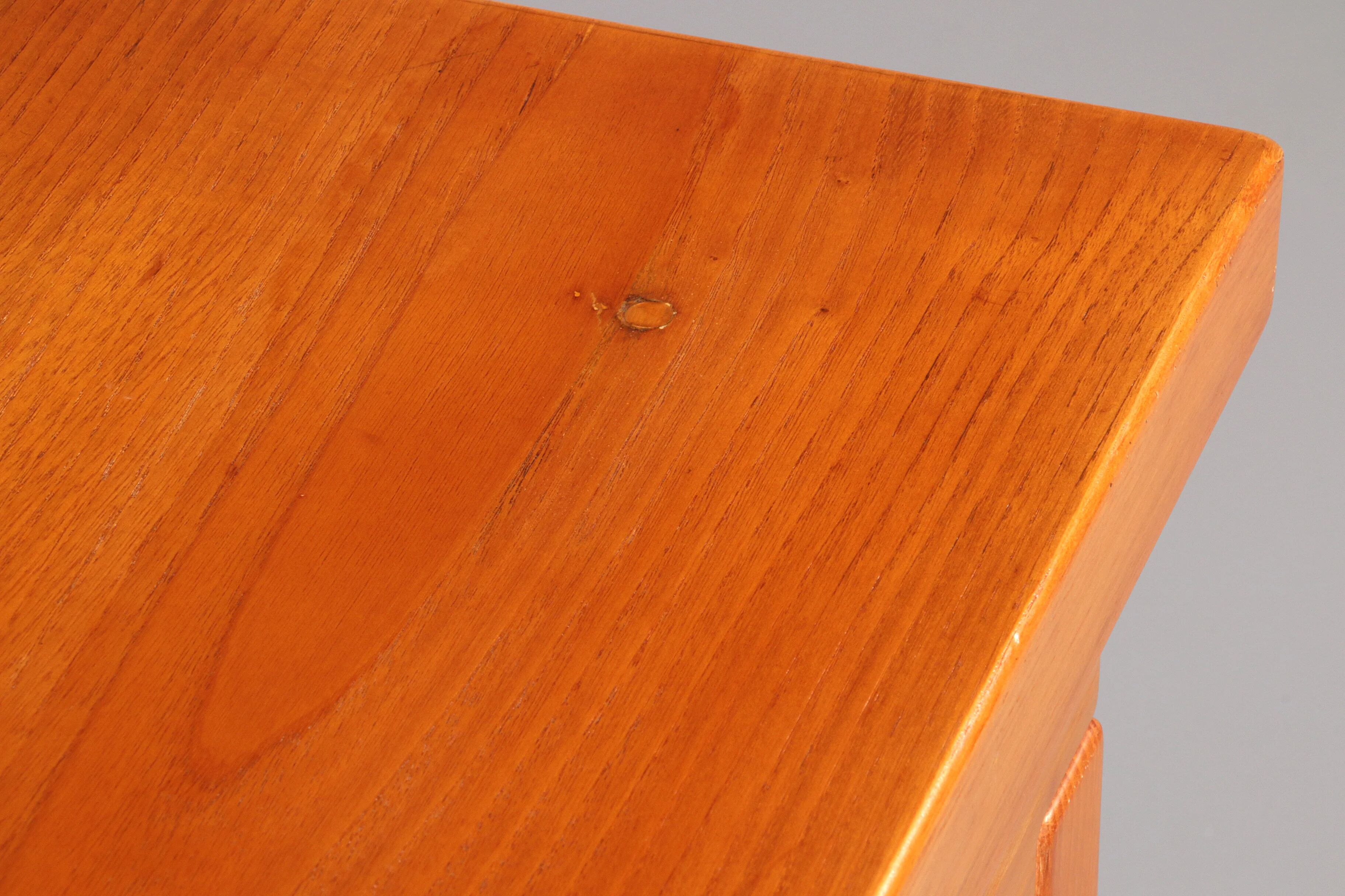 Italian architectural chest of drawers in ash