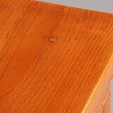 Italian architectural chest of drawers in ash