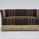 1970s, Danish 2 seater sofa, original condition, green velour, beech wood legs.