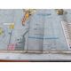 Laminated world map by P. Serryn 1972