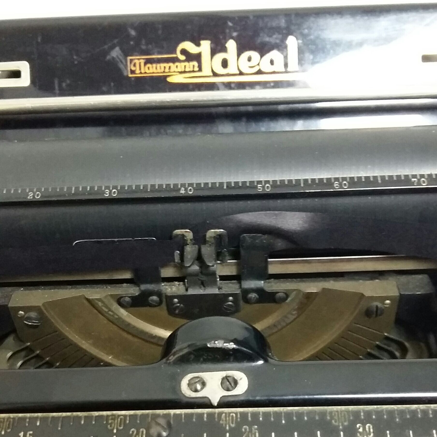 Ideal typewriter black Seidel & Naumann made in Germany