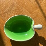 Vintage vallauris enamelled ceramic apple cup