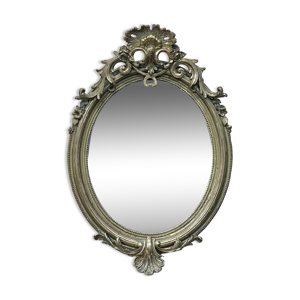 Miroir ovale du XIXème de style