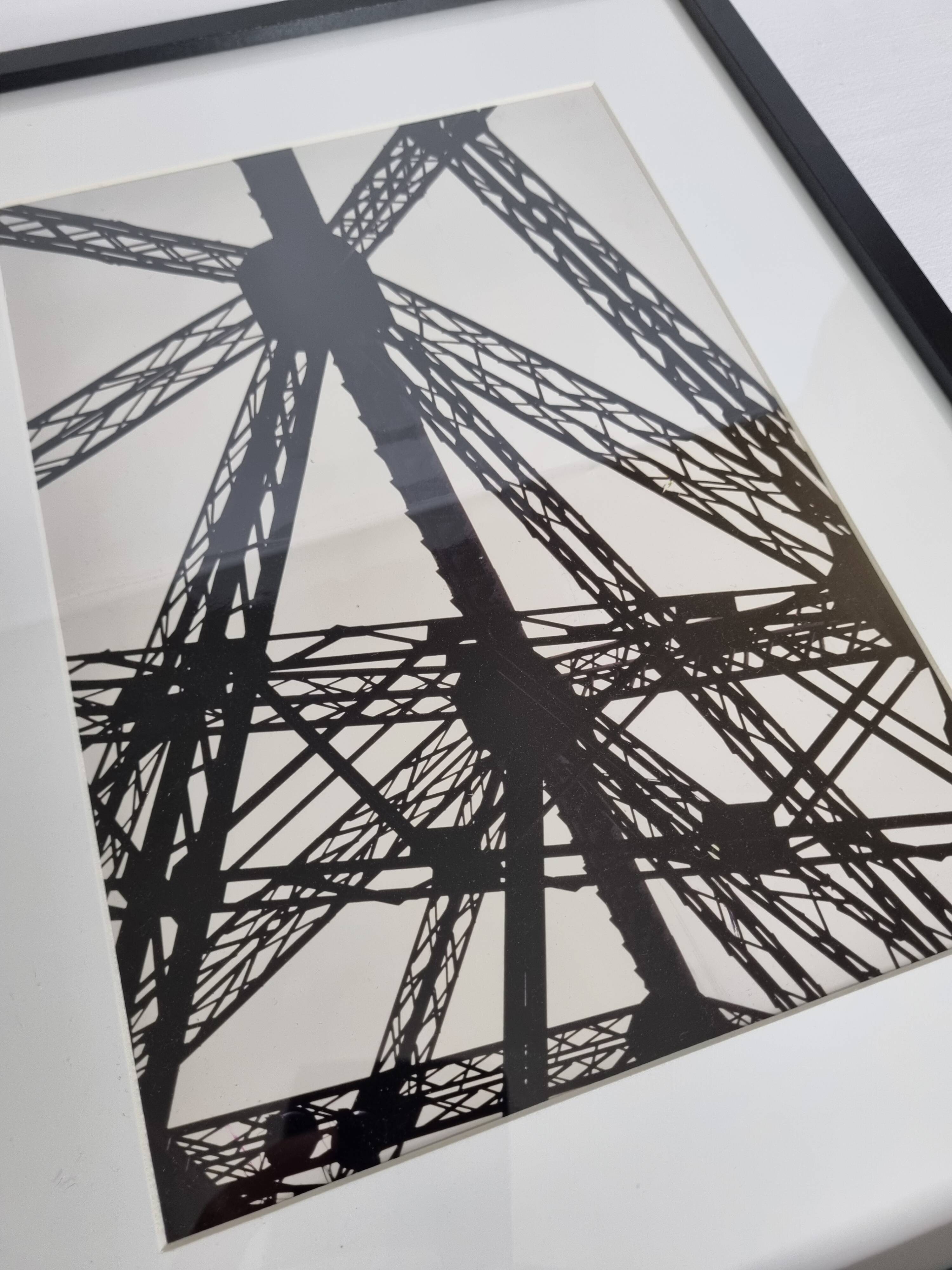 Vintage Black and White Photograph from the 70s/80s, Industrial Design, framed 32 cm x 42 cm