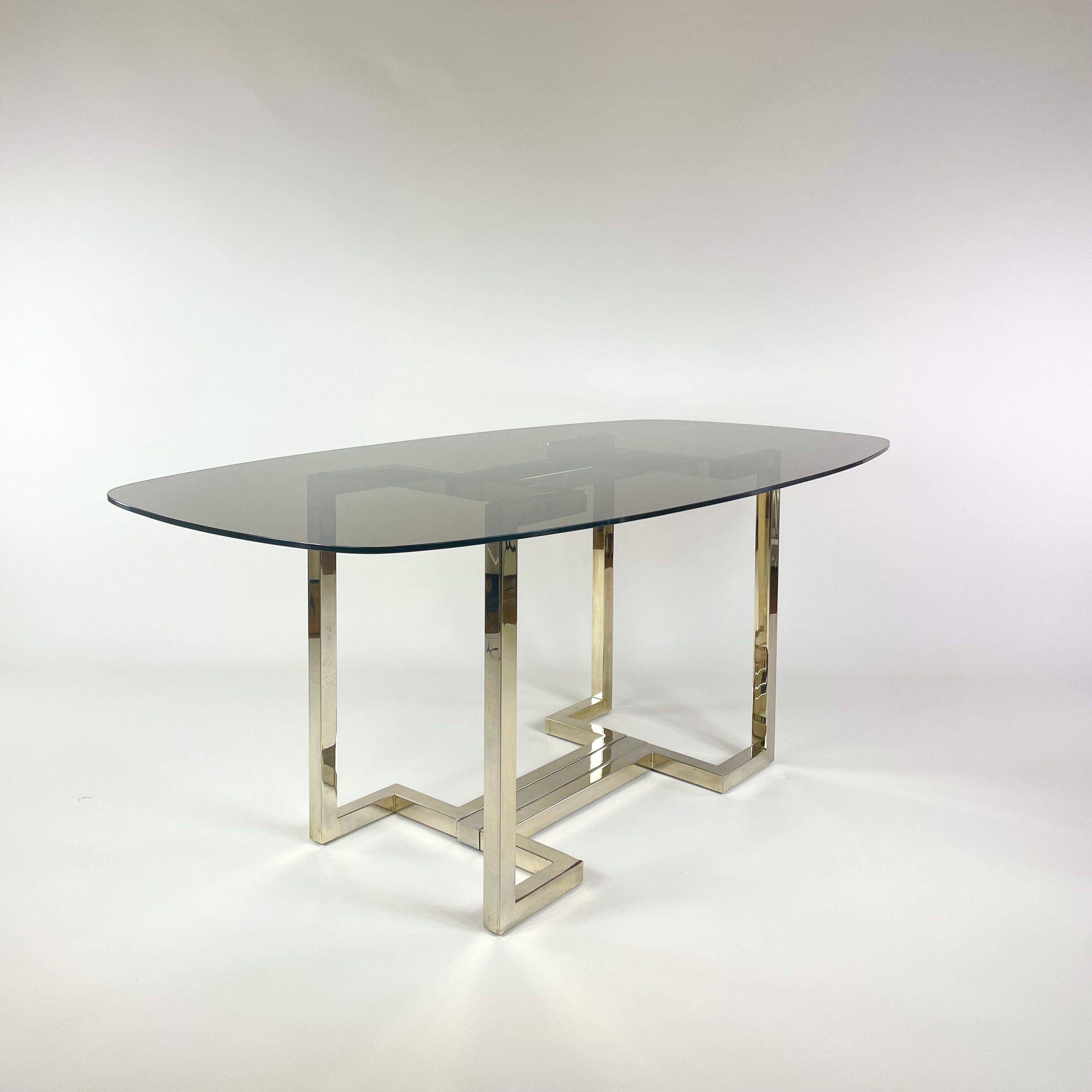 Dining table by Belgochrome, Belgium, 1970