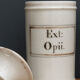 Paris porcelain pharmacy pot