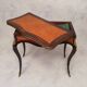 Louis XV Napoleon III Games Table - Marquetry - Bois De Rose - Palissandre - 19th