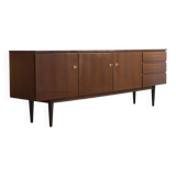 Vintage enfilade, dark walnut, restored, 220cm