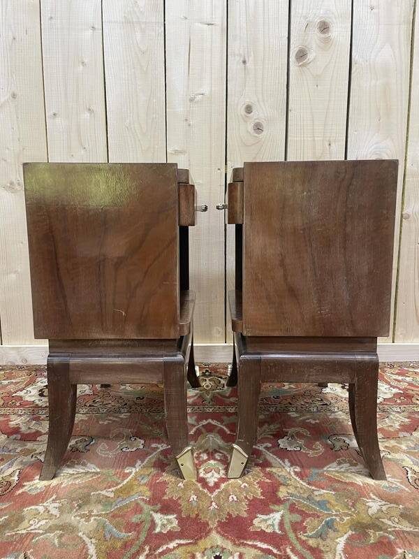 Paire de tables de chevets de style Art Déco