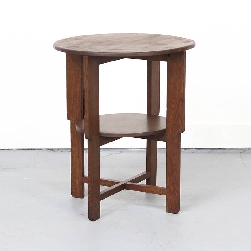 Antique Dutch Art Deco Side Table