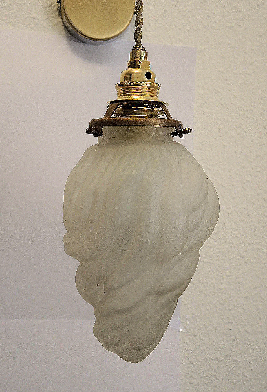 Lantern flame glass paste