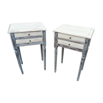 Pair of bedside table