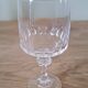 6 verres à pied en cristal