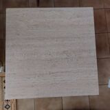 Travertine coffee table