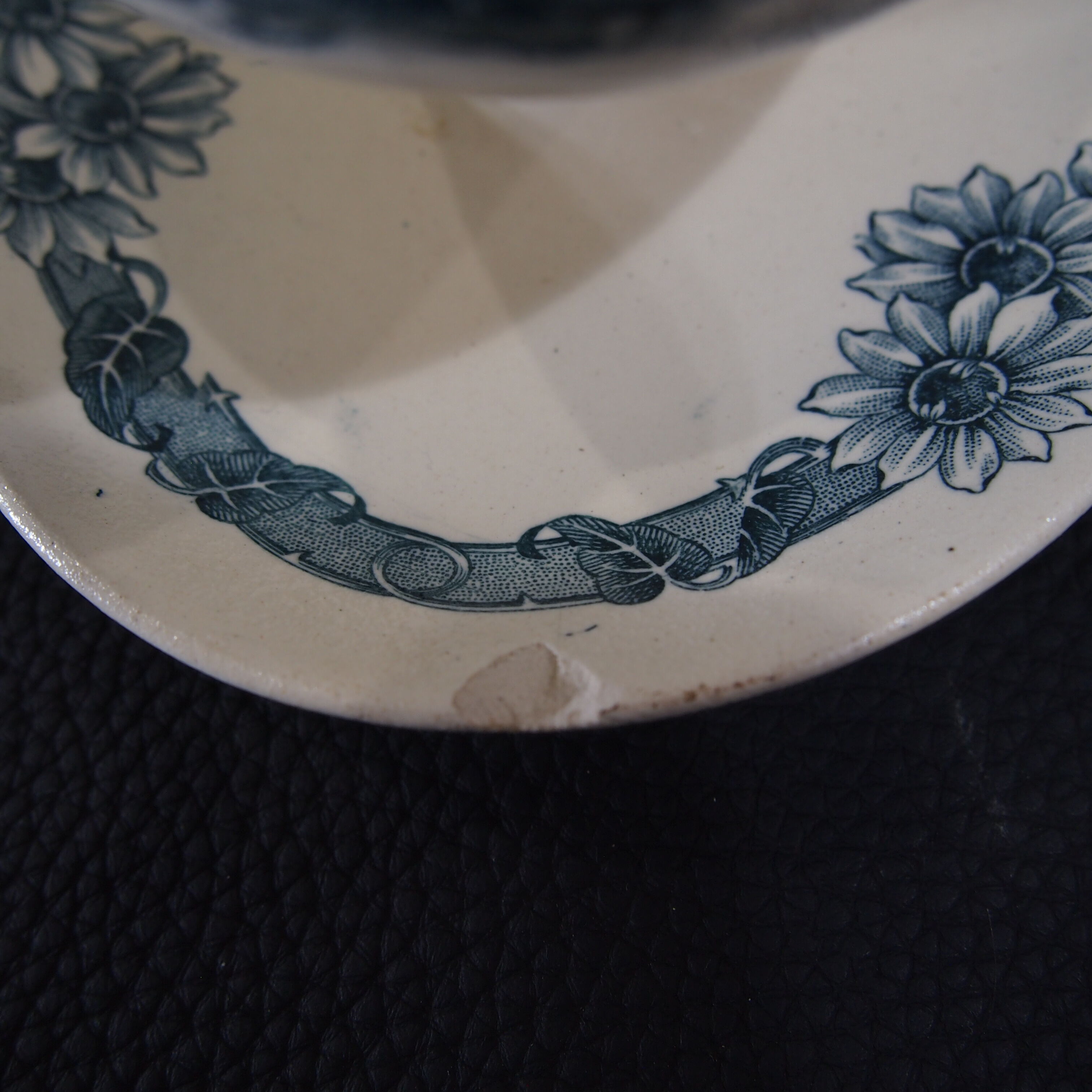 Vintage Longchamp Denise earthenware gravy boat