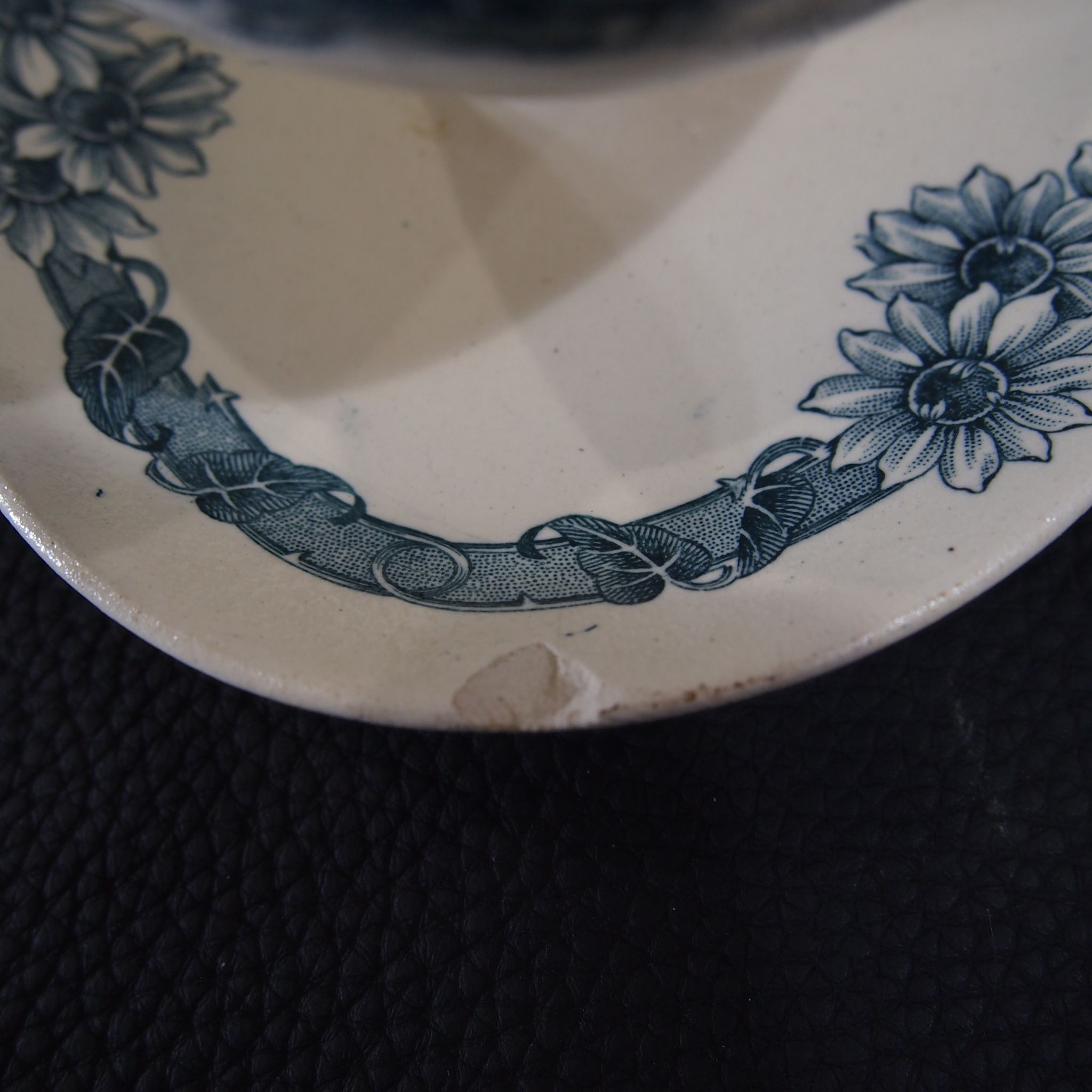 Vintage Longchamp Denise earthenware gravy boat