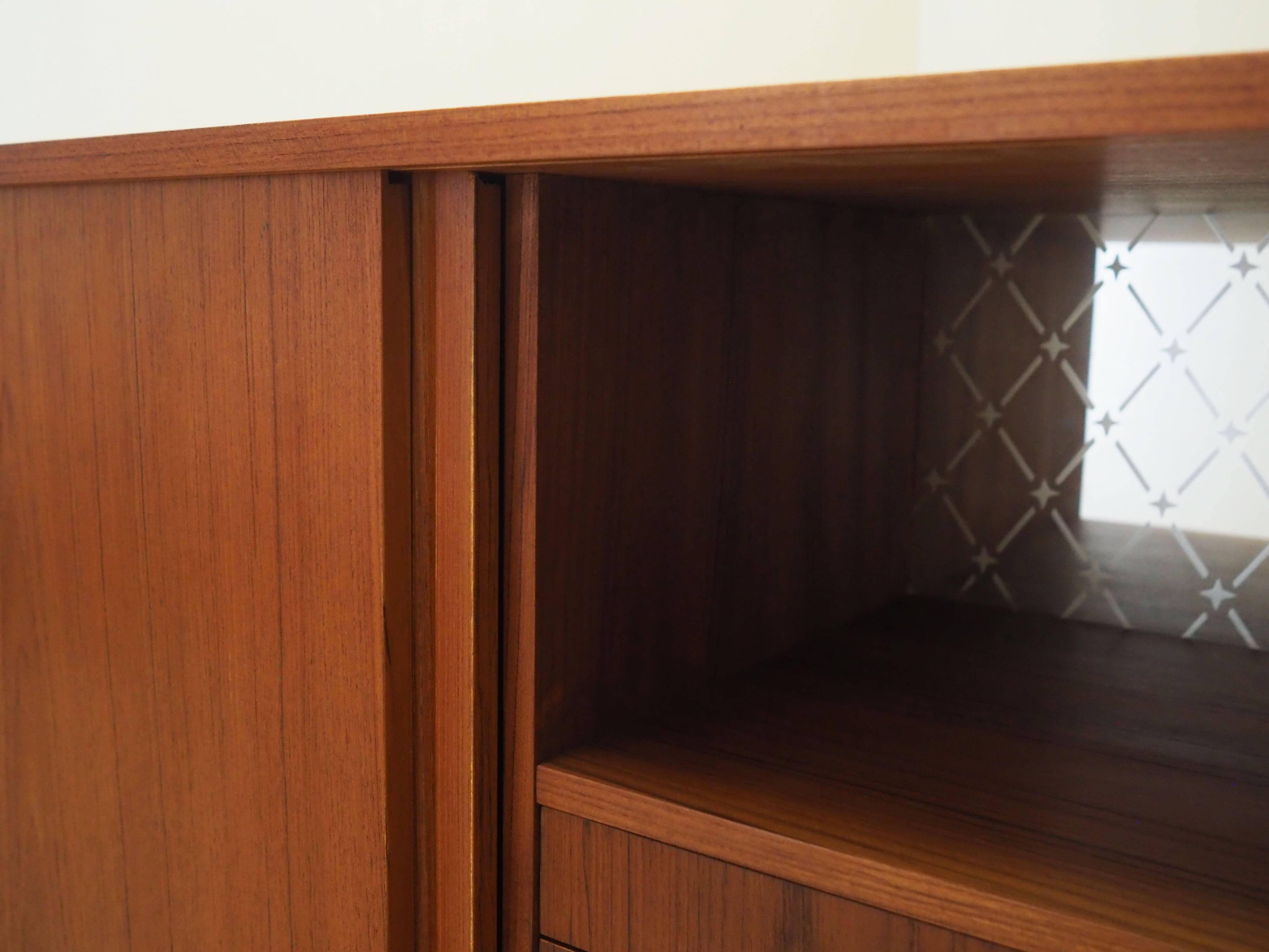 Teak sideboard, Danish design, 1970s, production: Denmark