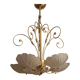 Lustre vintage en verre de Murano