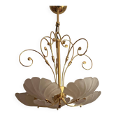 Lustre vintage en verre de Murano