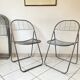 2 folding chairs Äland IKEA design Niels Gammelgaard vintage 90s