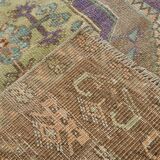 Purple & Brown Oriental Vintage Rug, 107x172Cm