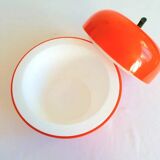 Vintage orange ice cube tray