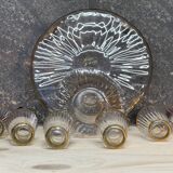 Daum Nancy crystal liqueur service