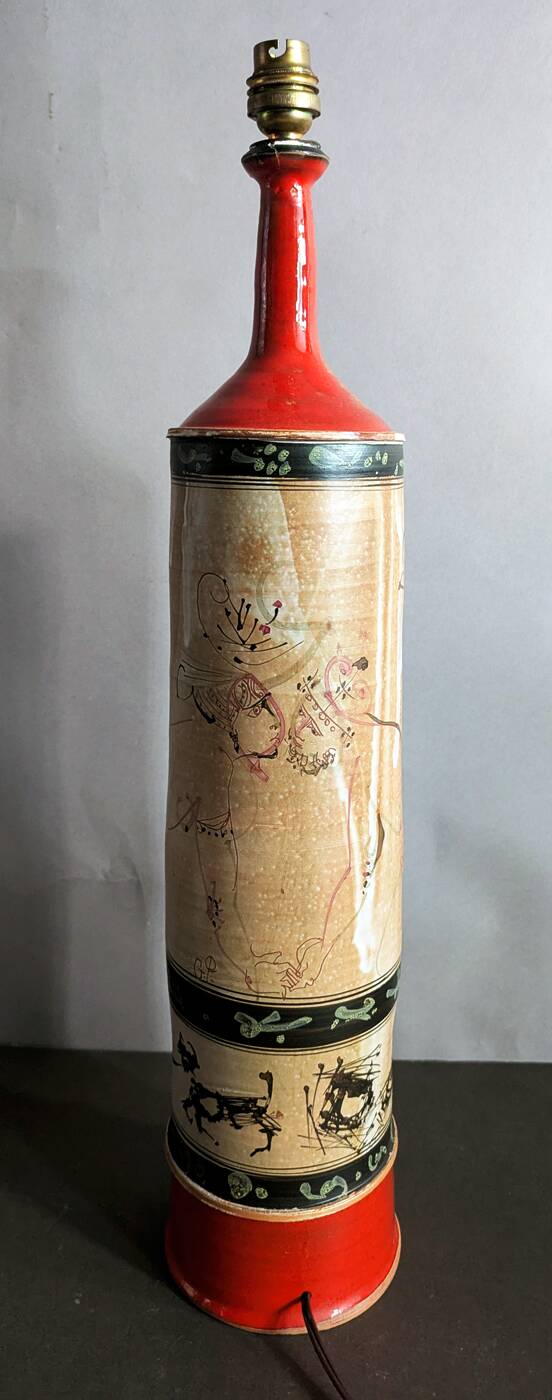 Gilbert Portanier (1926-2023) Large bottle or lamp base