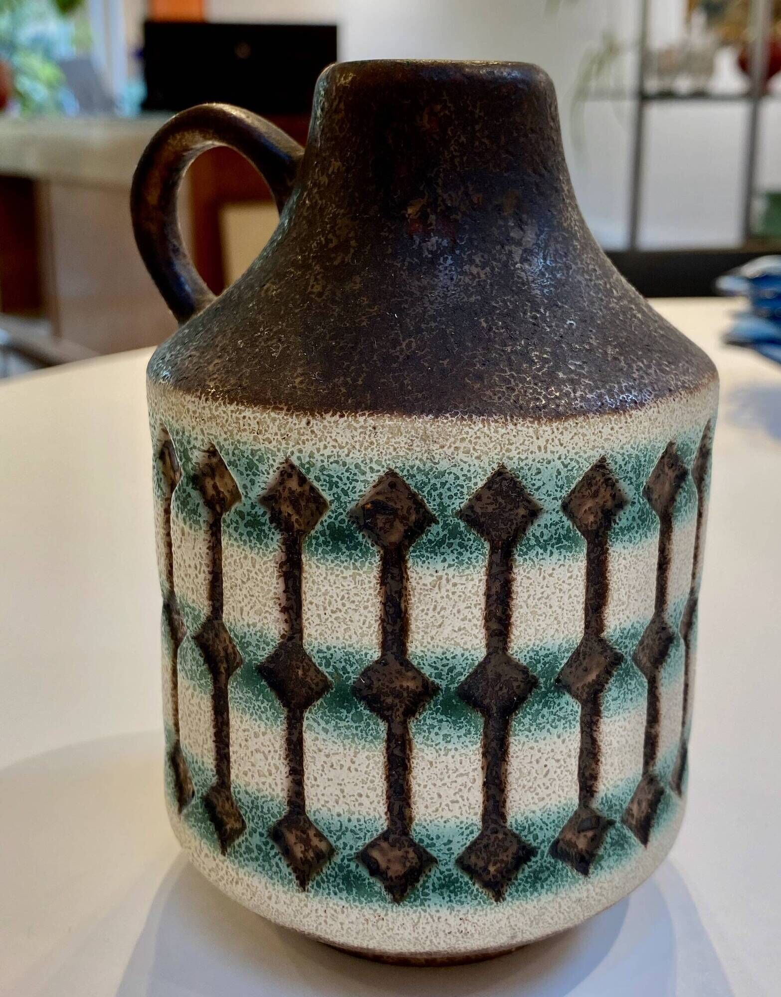 Small Jug Vase Jasba Ceramics 1638-15 – West Germany Vintage 1960s