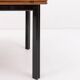 Table à manger vintage pliable en noyer, design italien, 1980