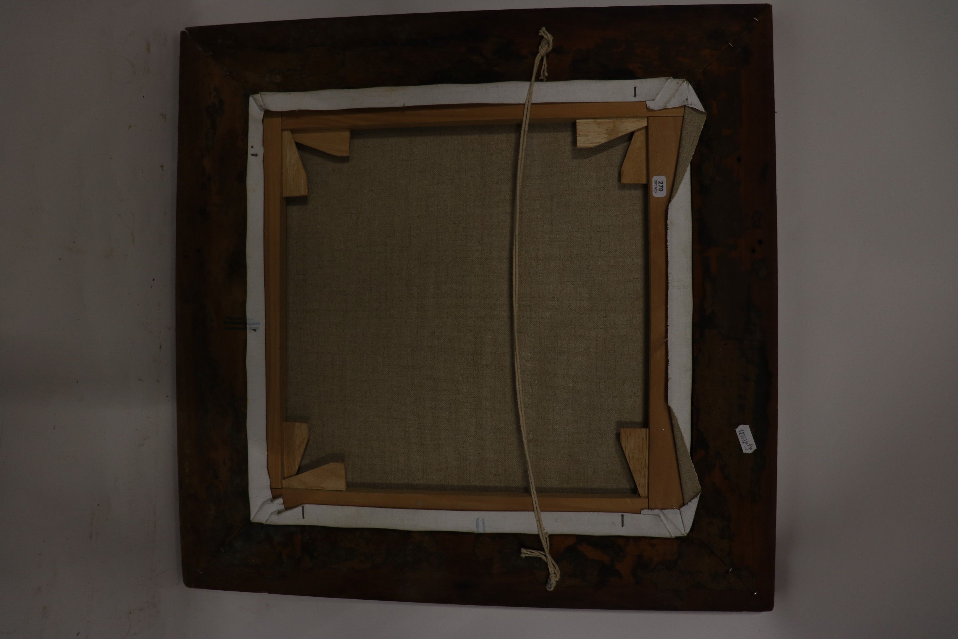 Oil on canvas signed-still life