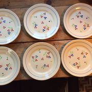 Set of 9 plates and 9 dessert plates Lunéville