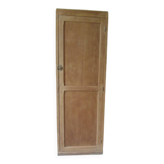 Vintage Parisian 1-door wardrobe, it has been completely cleaned, sanded, treated and waxed.