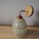 Clichy Art Deco glass wall lamp