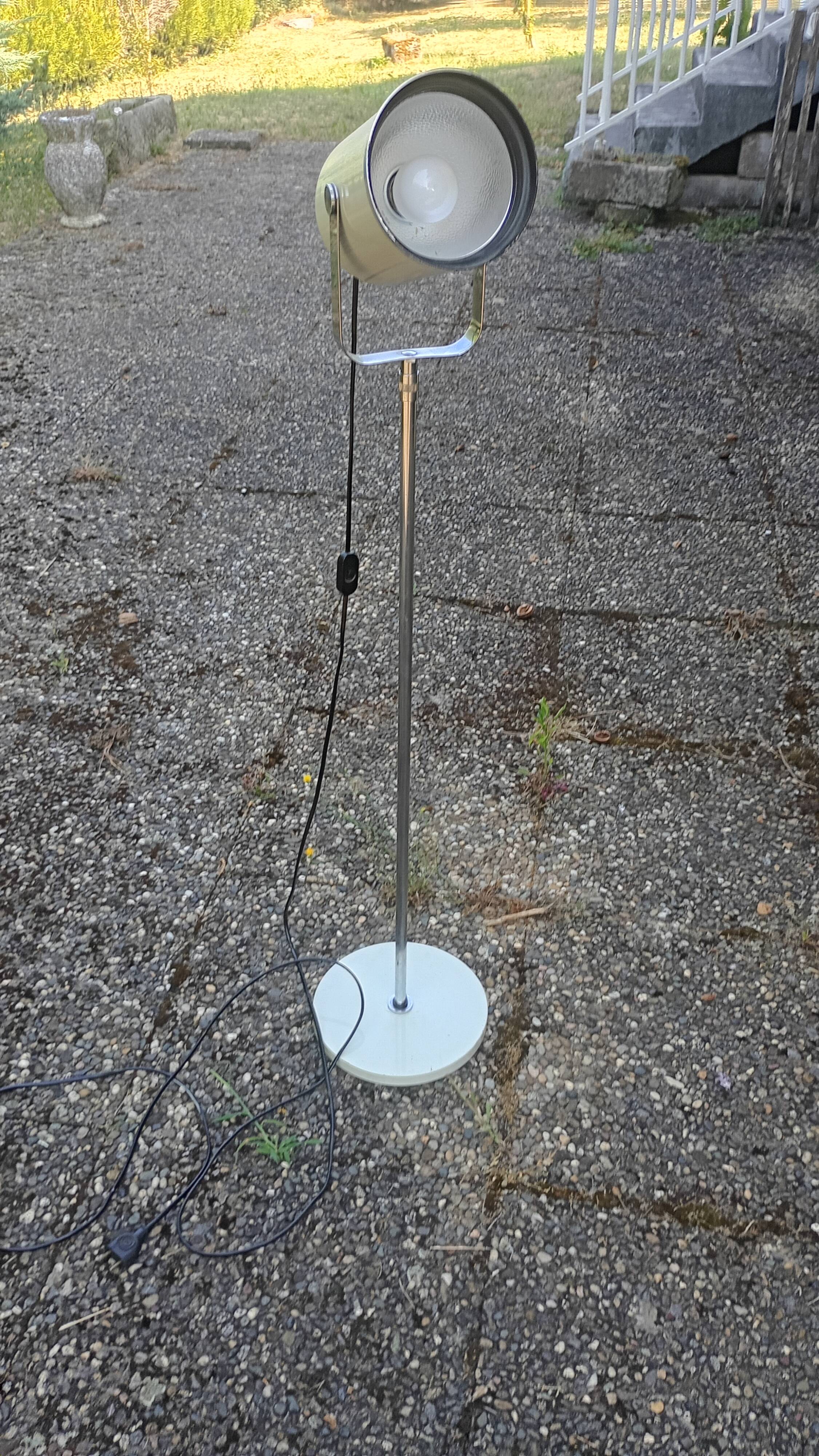 Vintage telescopic floor lamp