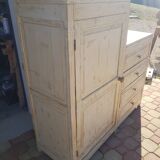 Asymmetrical vintage buffet