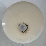 Pendulum lamp, space age design André Lavigne, Aluminor edition, France 1960