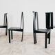 Set 4 Sedie Da Pranzo Postmoderne Design Anni ‘80 Modernariato