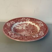 2 assiettes  creuse vintage  anglaise staffordshire england