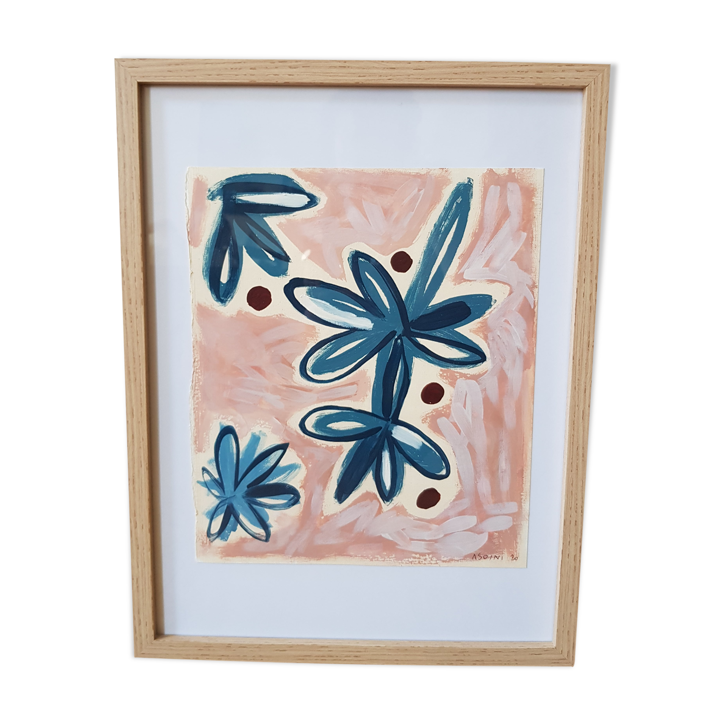 Imaginary Plants I - Painting by Laura Asoini