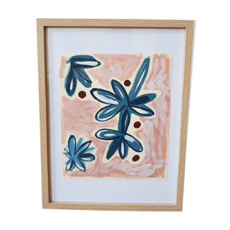 Imaginary Plants I - Painting by Laura Asoini
