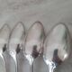 Large silver-plated metal spoon (silver hallmark) Louis XV style